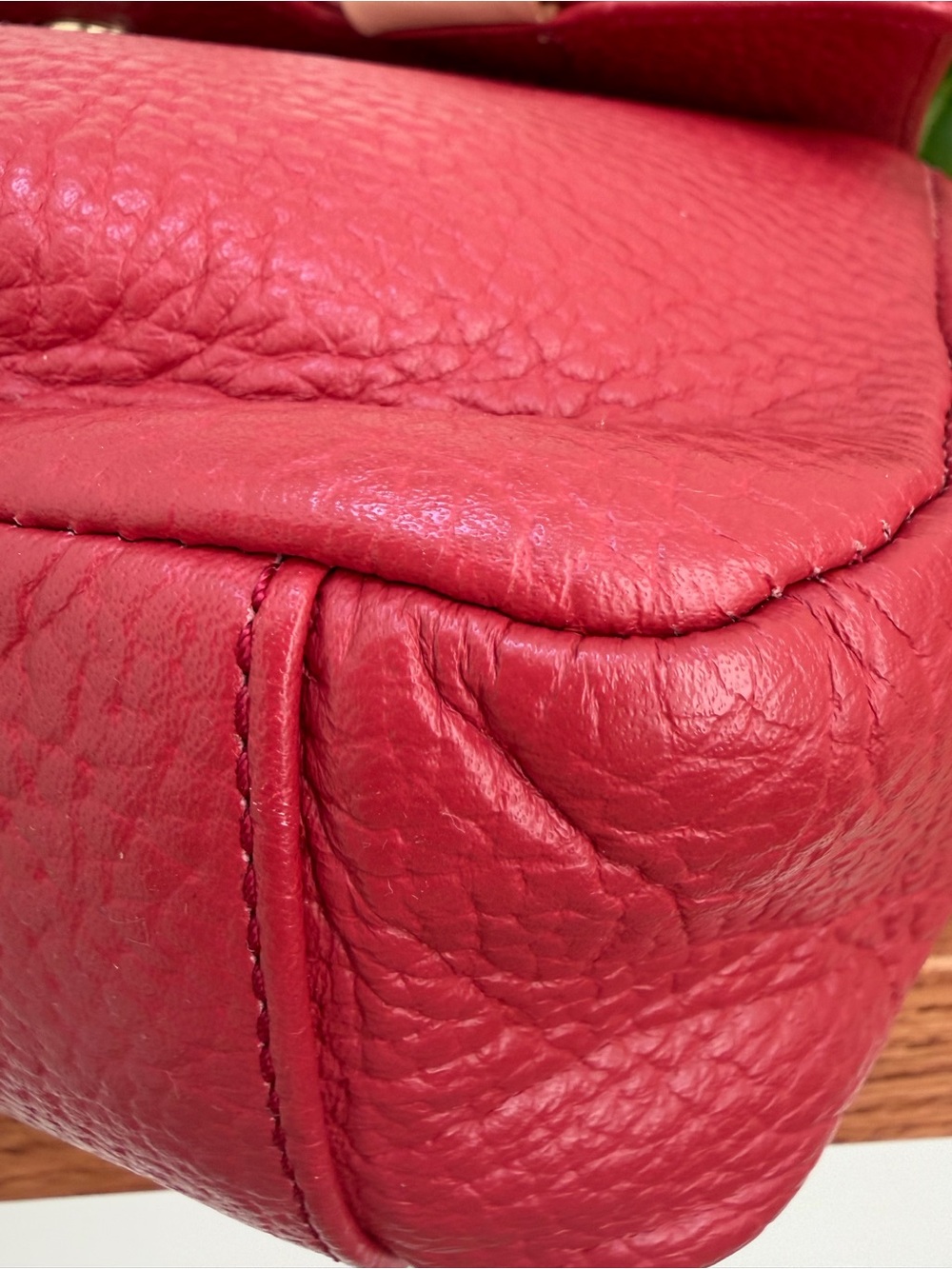 Blue Label Crestbridge/Burberry Red Bag - Picture 11 of 16